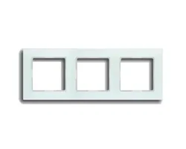 Изображение Рамка на 3 поста A Creation стекло белое матовое AC583GLWMT Jung