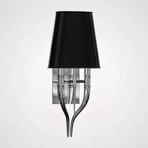 Изображение Настенный Светильник Crystal Light Brunilde Ipe Cavalli H52 Silver/Black By Imperiumloft