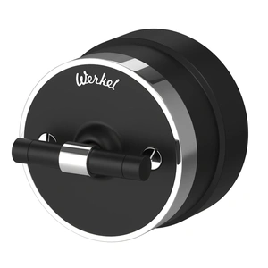 Изображение Переключатель/выключатель одноклавишный Vintage (черный матовый/хром) W5812051