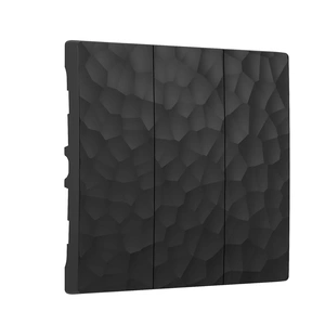 Изображение Набор клавиш для выключателя трехклавишного (черный) W1239008