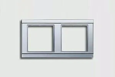 Изображение Рамка на 2 поста A 500 алюминий A582AL Jung