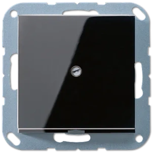 Изображение Вывод кабеля с суппортом A creation черный глянцевый A590ASW Jung