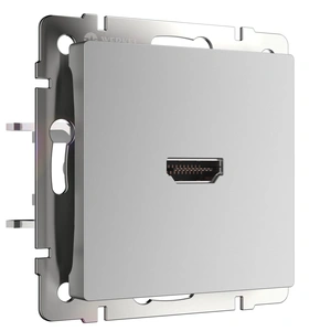 Изображение Розетка HDMI (серебряный) WL06-60-11
