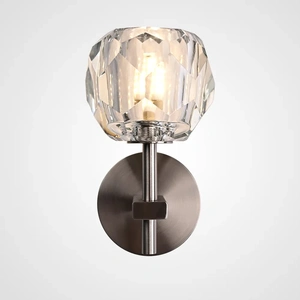 Изображение Бра Boule De Cristal Single Sconce Никель By Imperiumloft