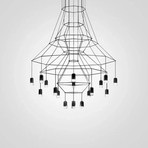 Изображение Люстра Via Wireflow Chandelier Polyhedral 0315 Suspension Lamp By Imperiumloft