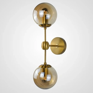 Изображение Бра Modo Sconce 2 Globes Gold By Imperiumloft