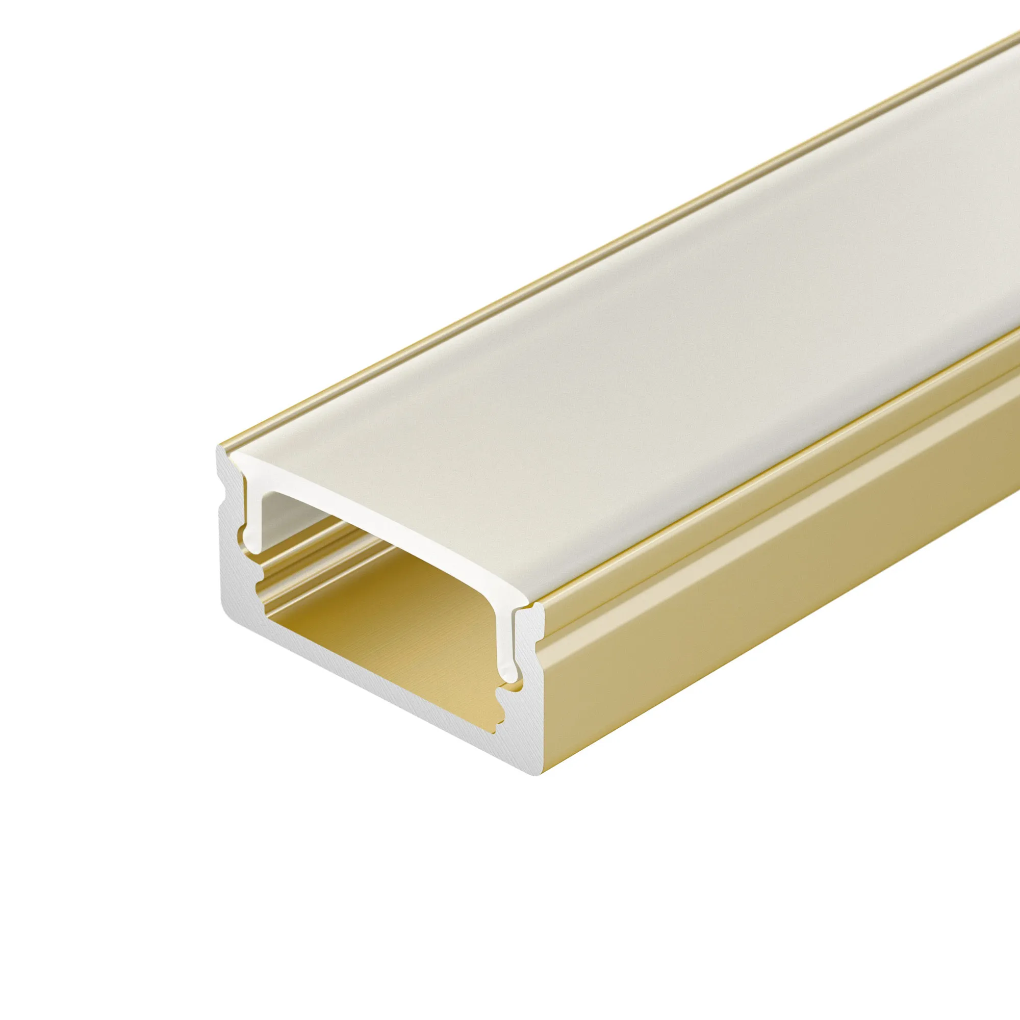 Профиль LINE-1708-2000 ANOD GOLD (Arlight, Алюминий) - Изображение