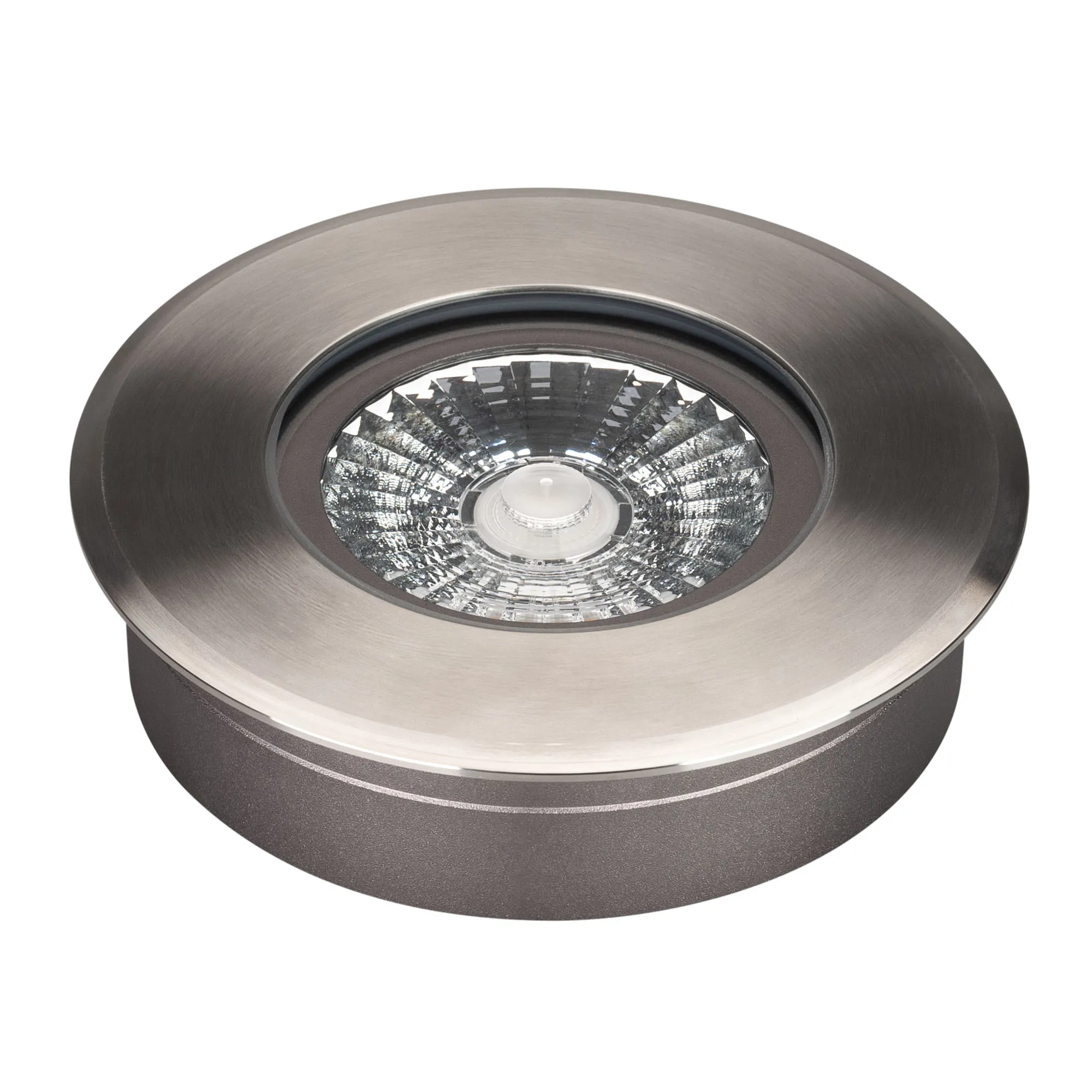 Светильник ART-GROUND-SLIM-R150-12W Warm3000 (SL, 35 deg, 24V) (Arlight, IP67 Металл, 3 года) - Изображение