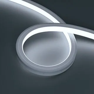 Лента герметичная NOVA-TOP-PU-A120-16x15mm 24V White7200 (10 W/m, IP68, 3m, wire x1) (Arlight, Полиуретан) - Изображение