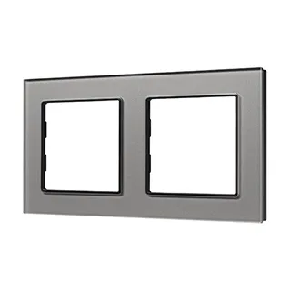 Рамка стеклянная FRM-GLARE-GS-2-GR (Arlight, -) - Изображение