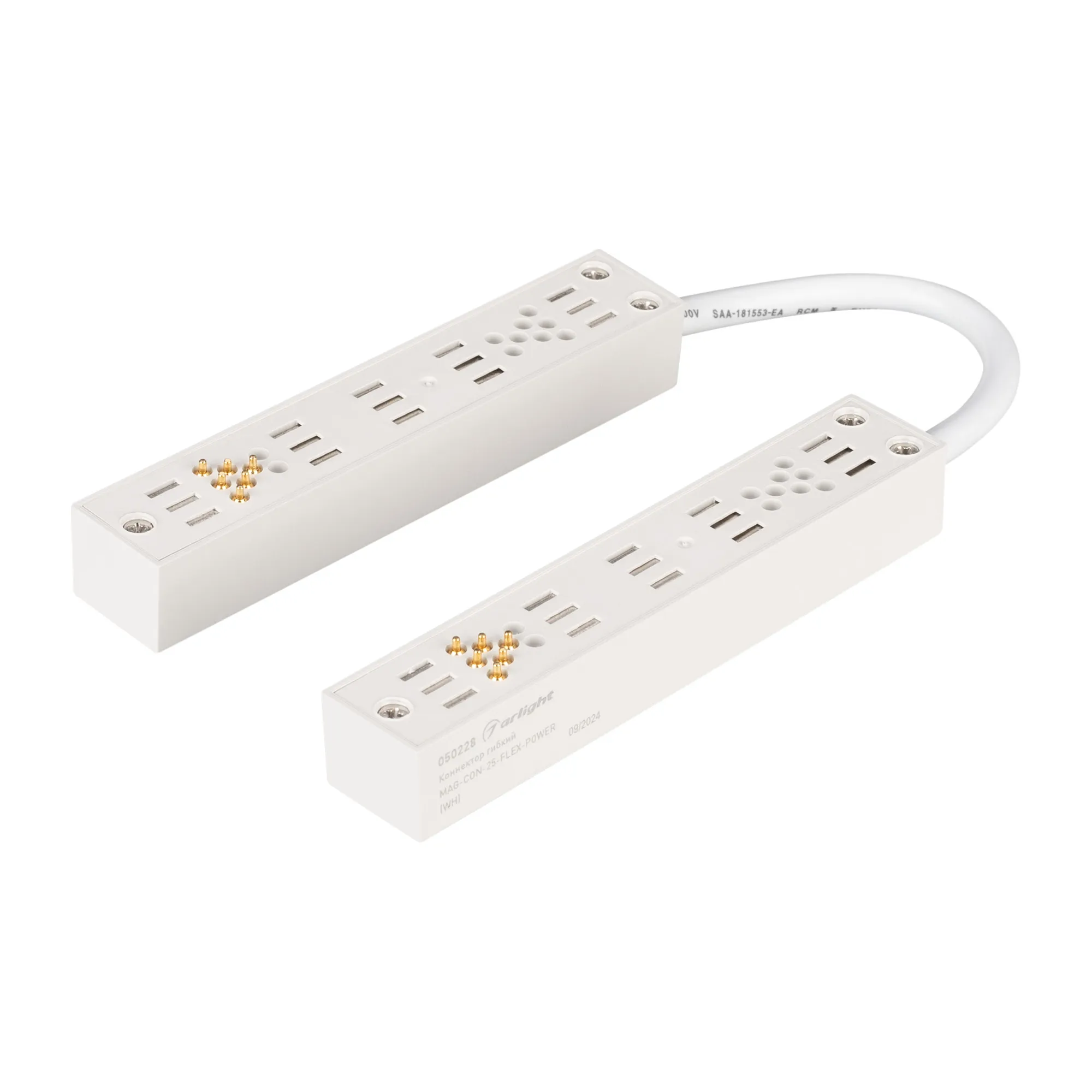 Коннектор гибкий MAG-CON-25-FLEX-POWER (WH) (Arlight, IP20 Пластик, 3 года) - Изображение