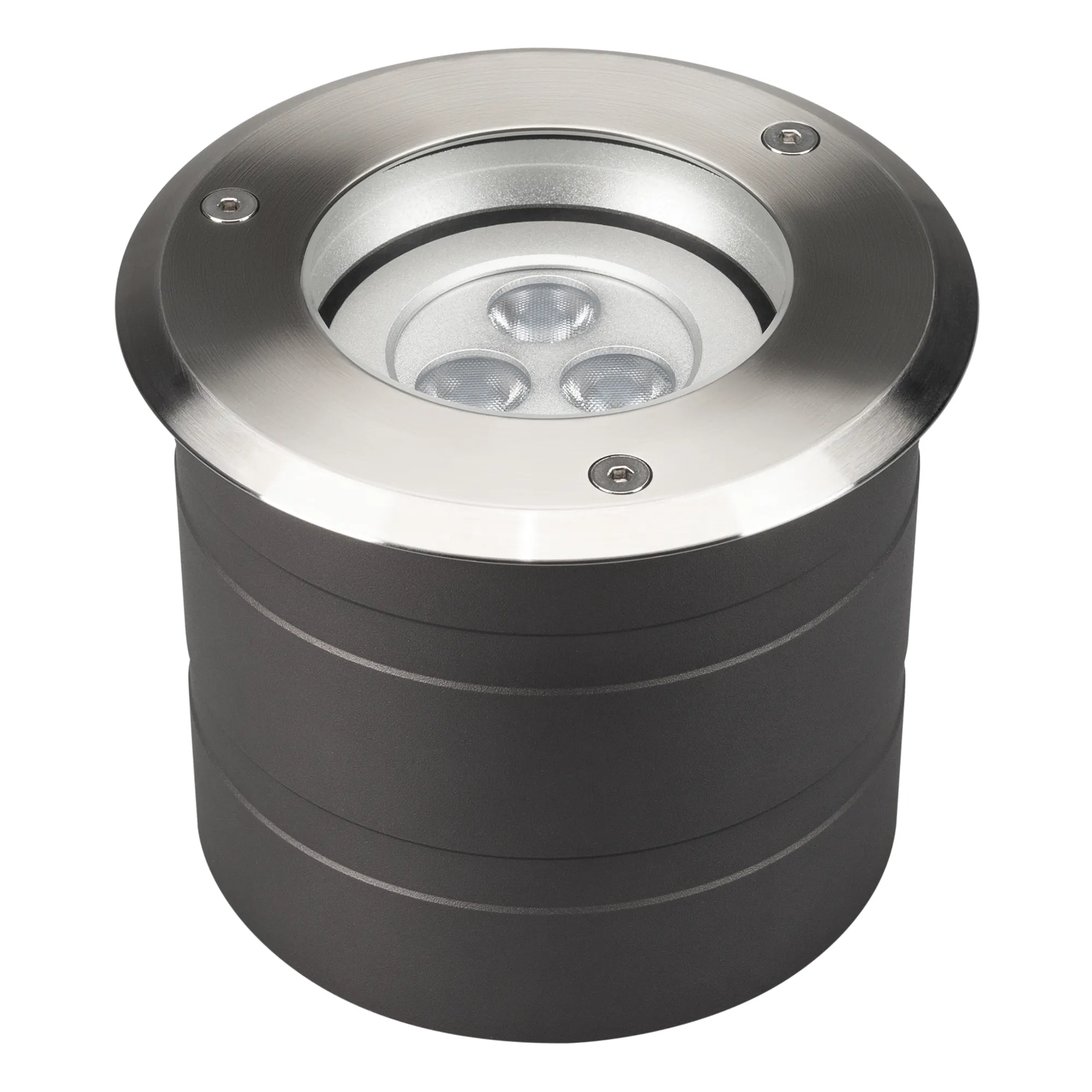 Светильник ART-GROUND-COLOR-TURN-R115-9W RGB (SL, 25 deg, 24V) (Arlight, IP67 Металл, 3 года) - Изображение