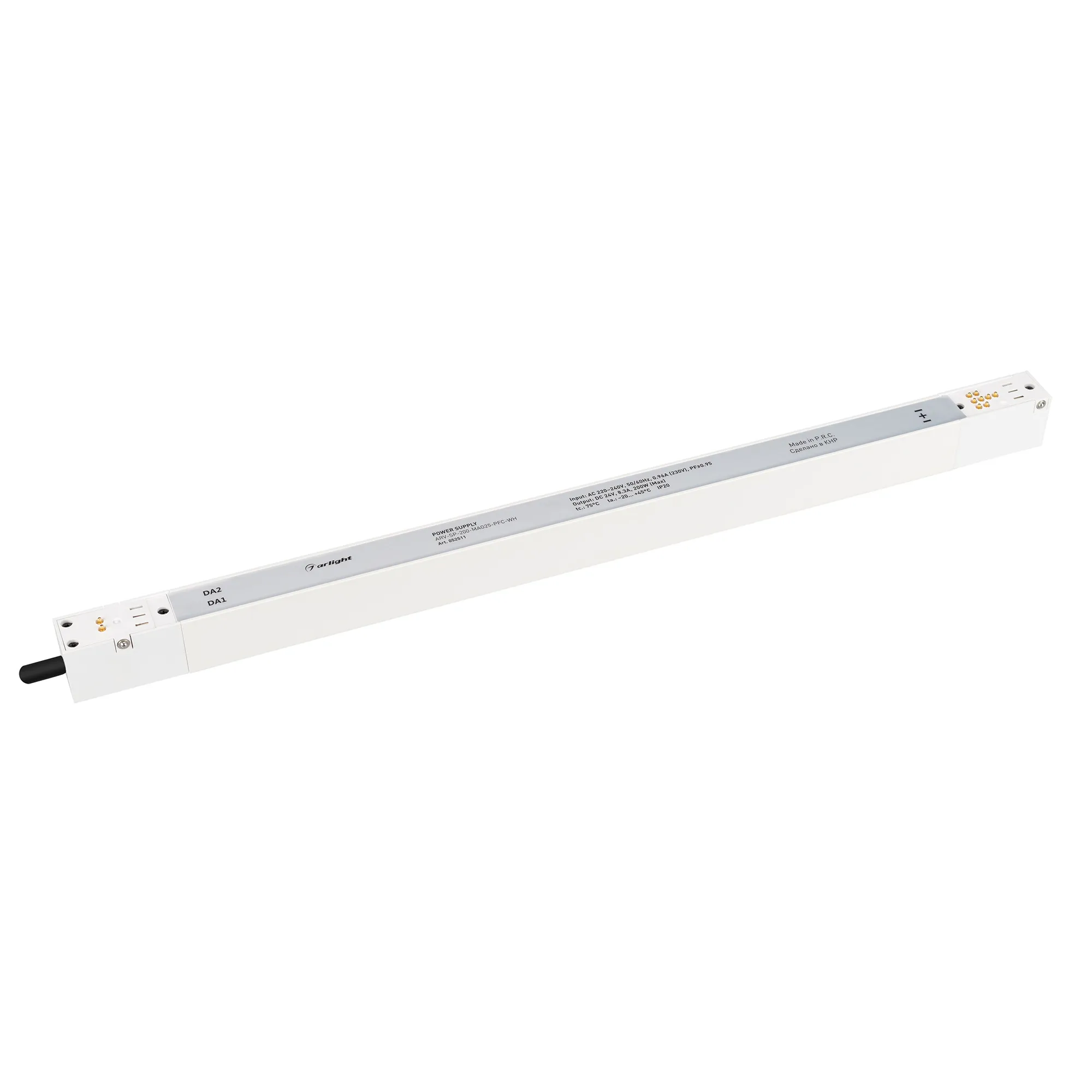 Блок питания ARV-SP-200-MAG25-PFC-WH (24V, 8.3A, 200W) (Arlight, IP20 Пластик, 5 лет) - Изображение