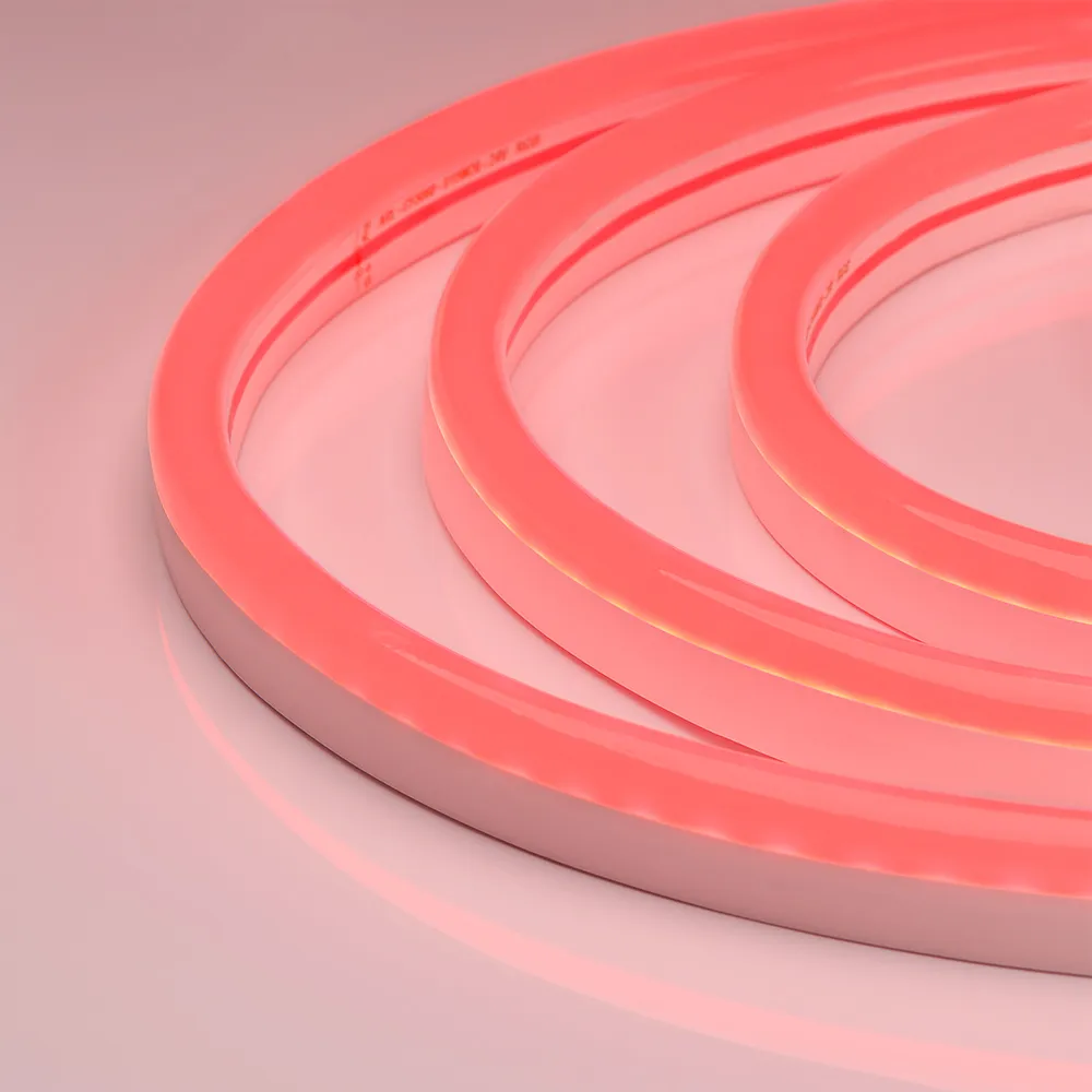 Лента герметичная WAVE-SIDE-A120-12x25mm 230V Red (12 W/m, IP67, 50m, wire x2) (Arlight, Грибовидная форма) - Изображение