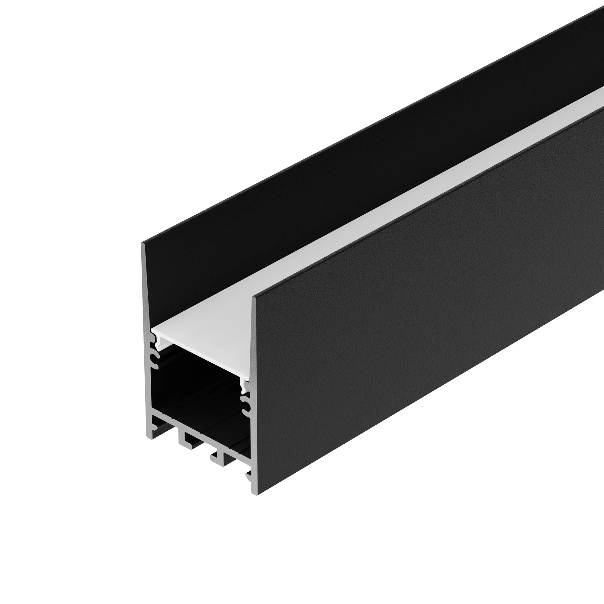 Профиль SL-COMFORT-3551-2000 BLACK (Arlight, Алюминий) - Изображение