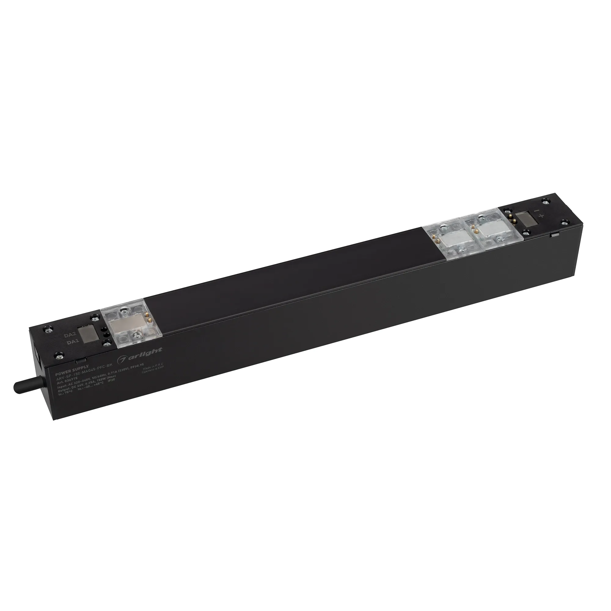 Блок питания ARV-SP-150-MAG45-PFC-BK (24V, 6.25A, 150W) (Arlight, IP20 Пластик, 5 лет) - Изображение