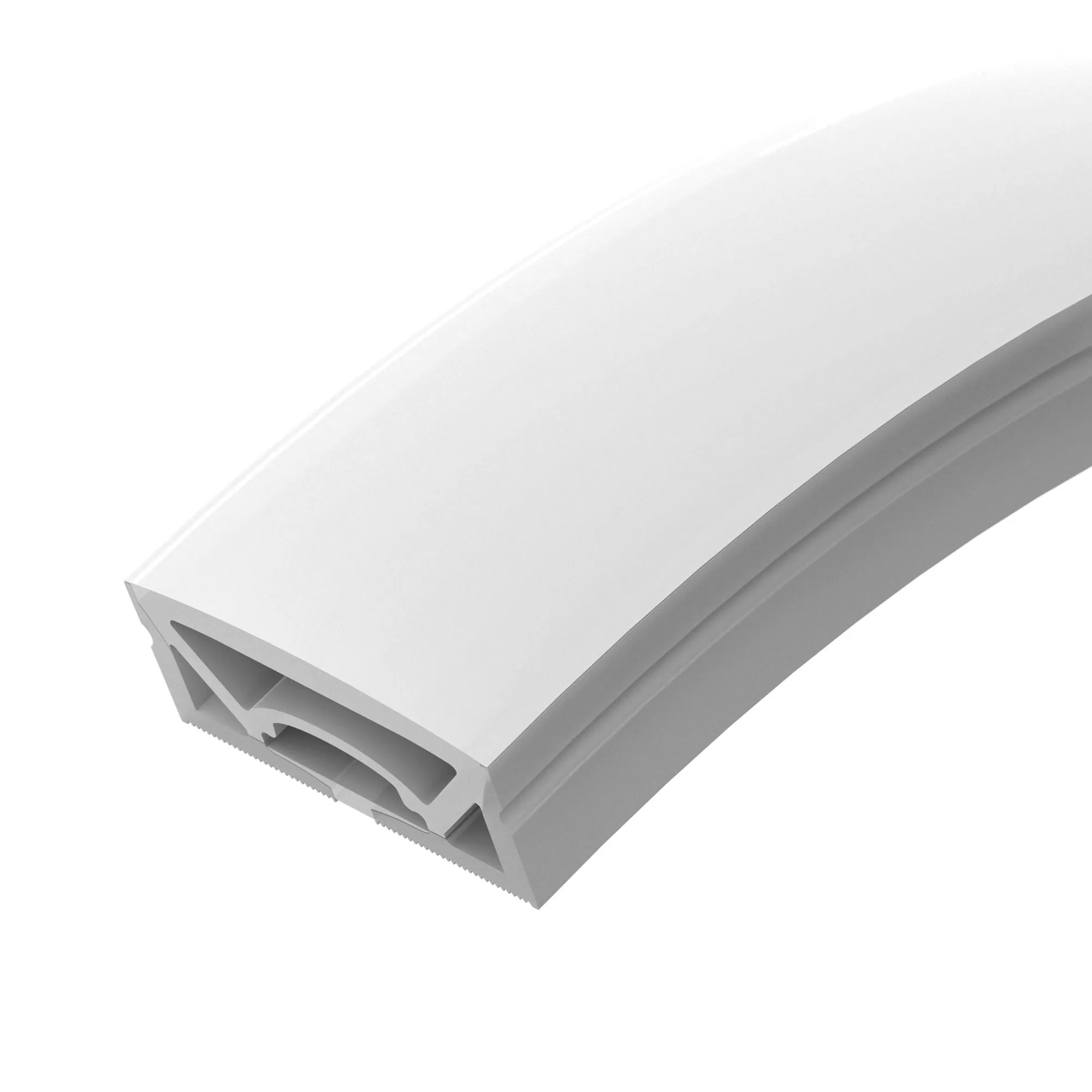 Силиконовый профиль WPH-FLEX-5025-TOP-S23-10m WHITE (Arlight, Силикон) - Изображение