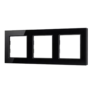 Рамка стеклянная FRM-GLARE-GS-3-BK (Arlight, -) - Изображение