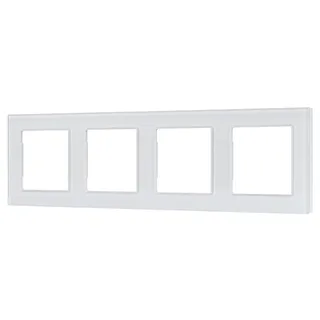 Рамка стеклянная FRM-GLARE-GS-4-WH (Arlight, -) - Изображение