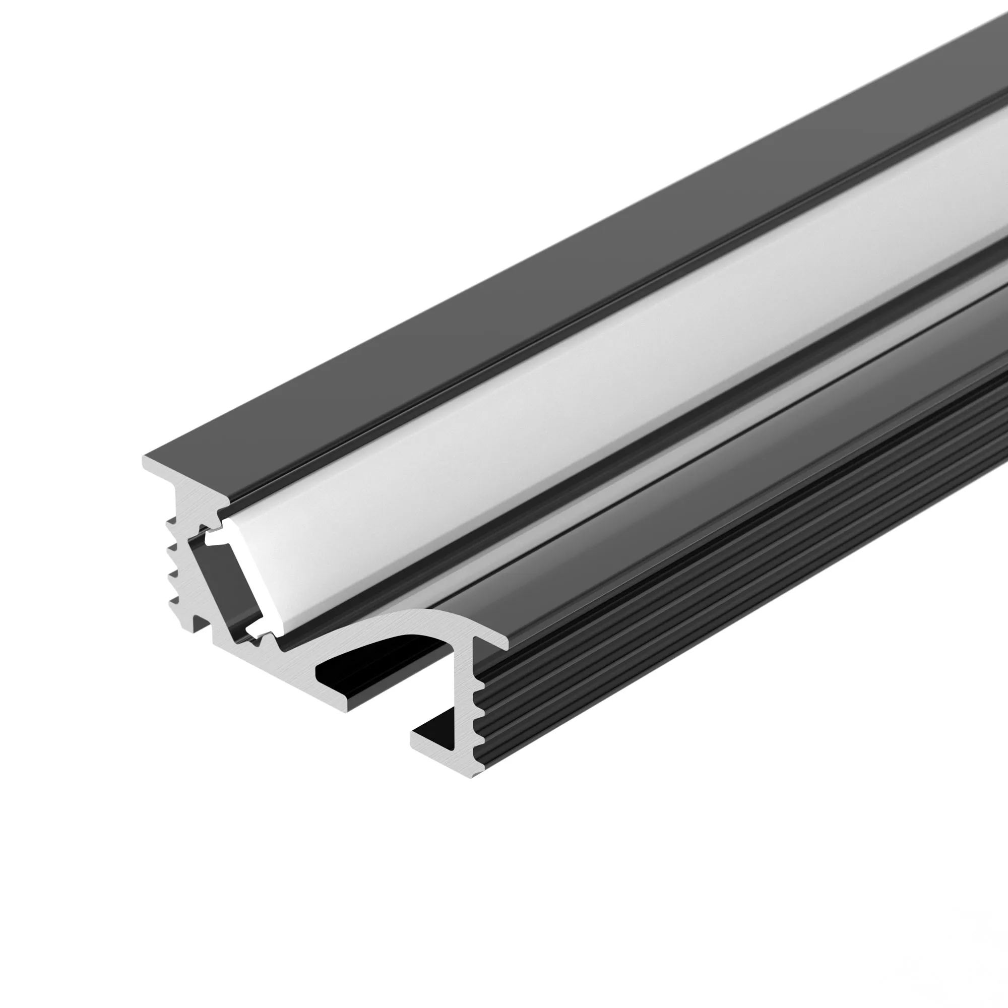 Профиль SL-BEVEL-W21-F-2000 ANOD BLACK (Arlight, Алюминий) - Изображение