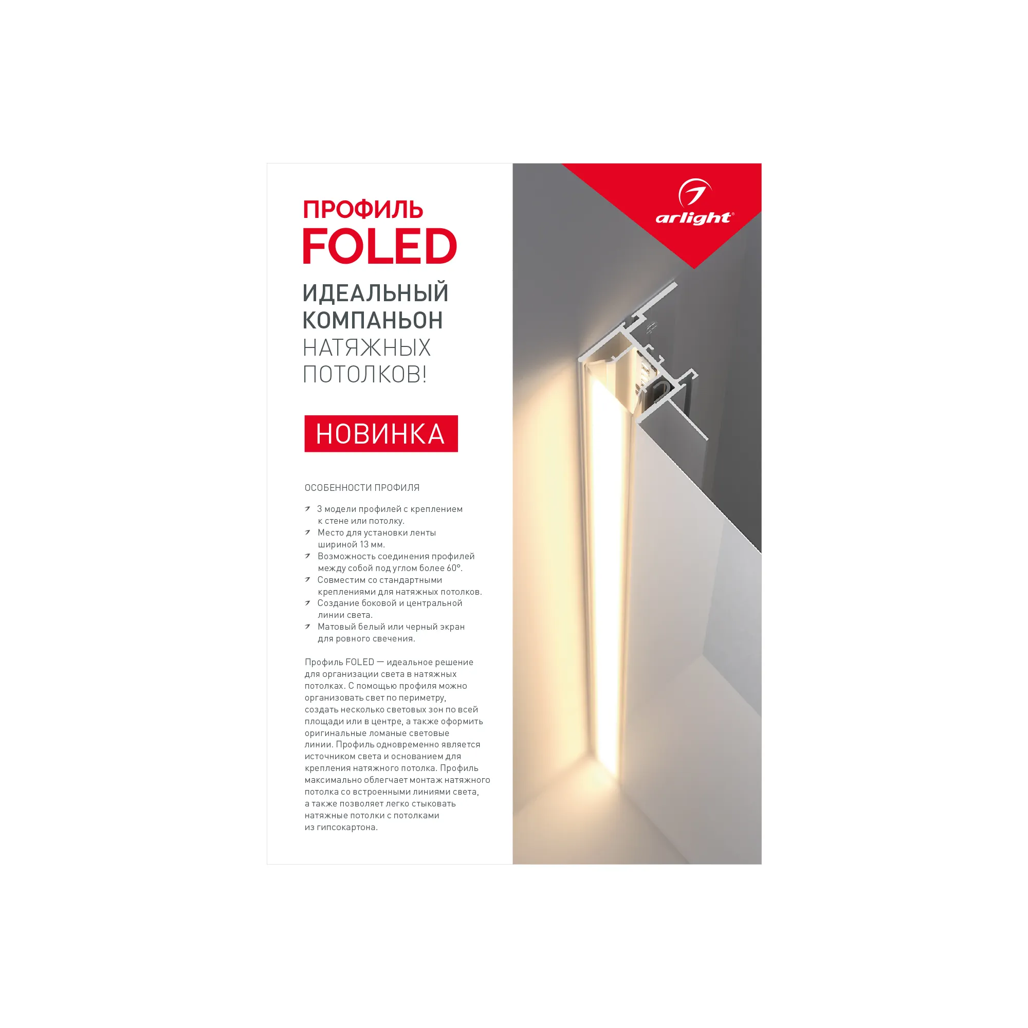 Буклет Профиль FOLED-148х210mm (Arlight, -) - Изображение