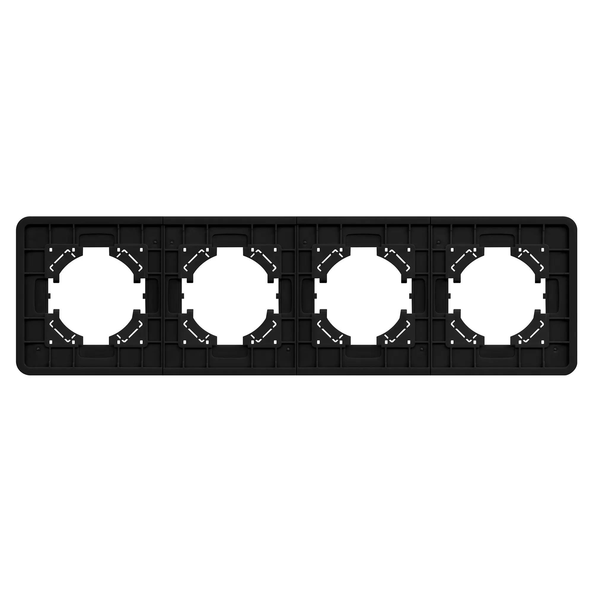 Рамка стеклянная FRM-OMALI-GS-4-BK (Arlight, -) - Изображение