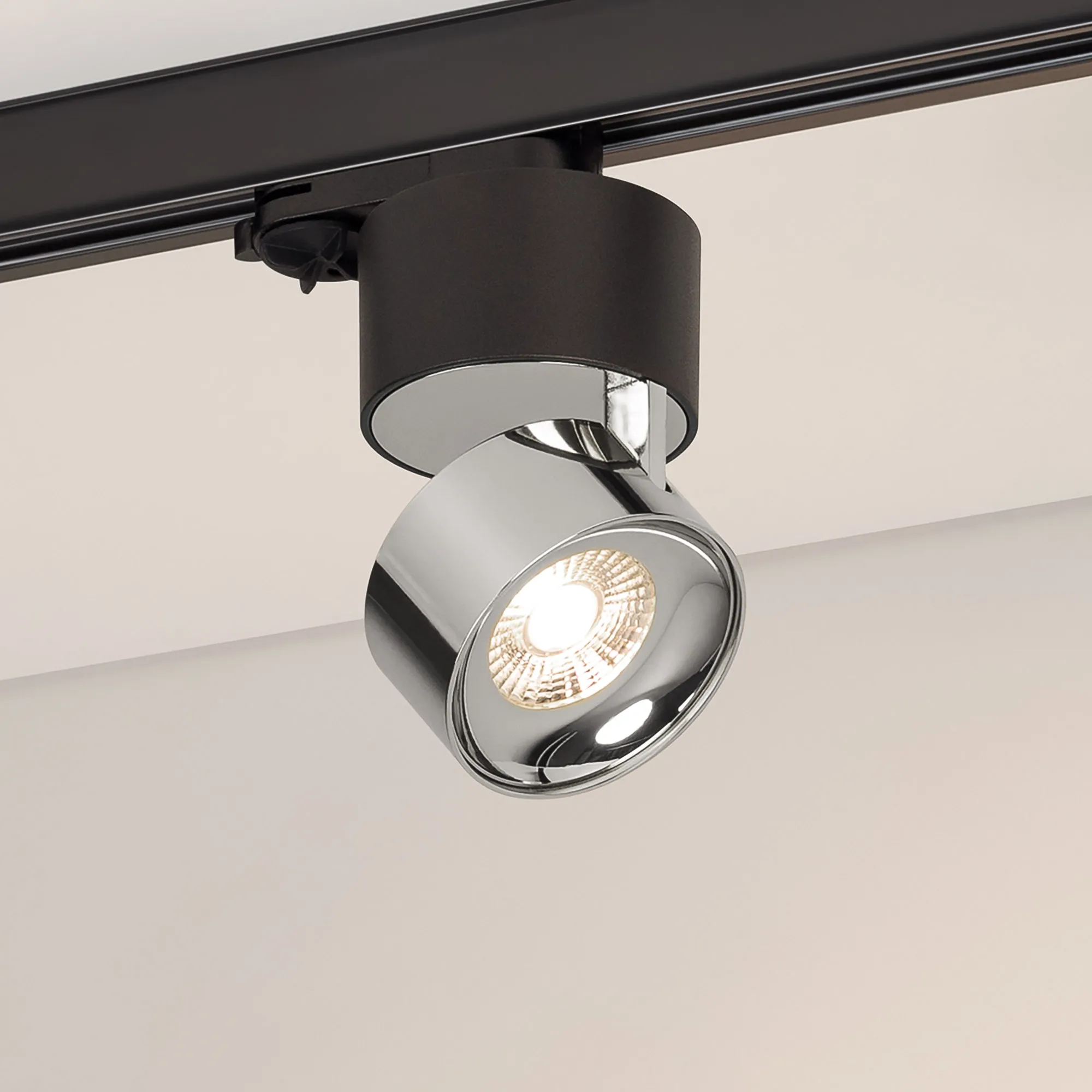Светильник SP-PLURIO-TRACK-4TR-R77-9W Day4000 (BK-CHR, 36 deg, 230V) (Arlight, IP20 Металл, 3 года) - Изображение