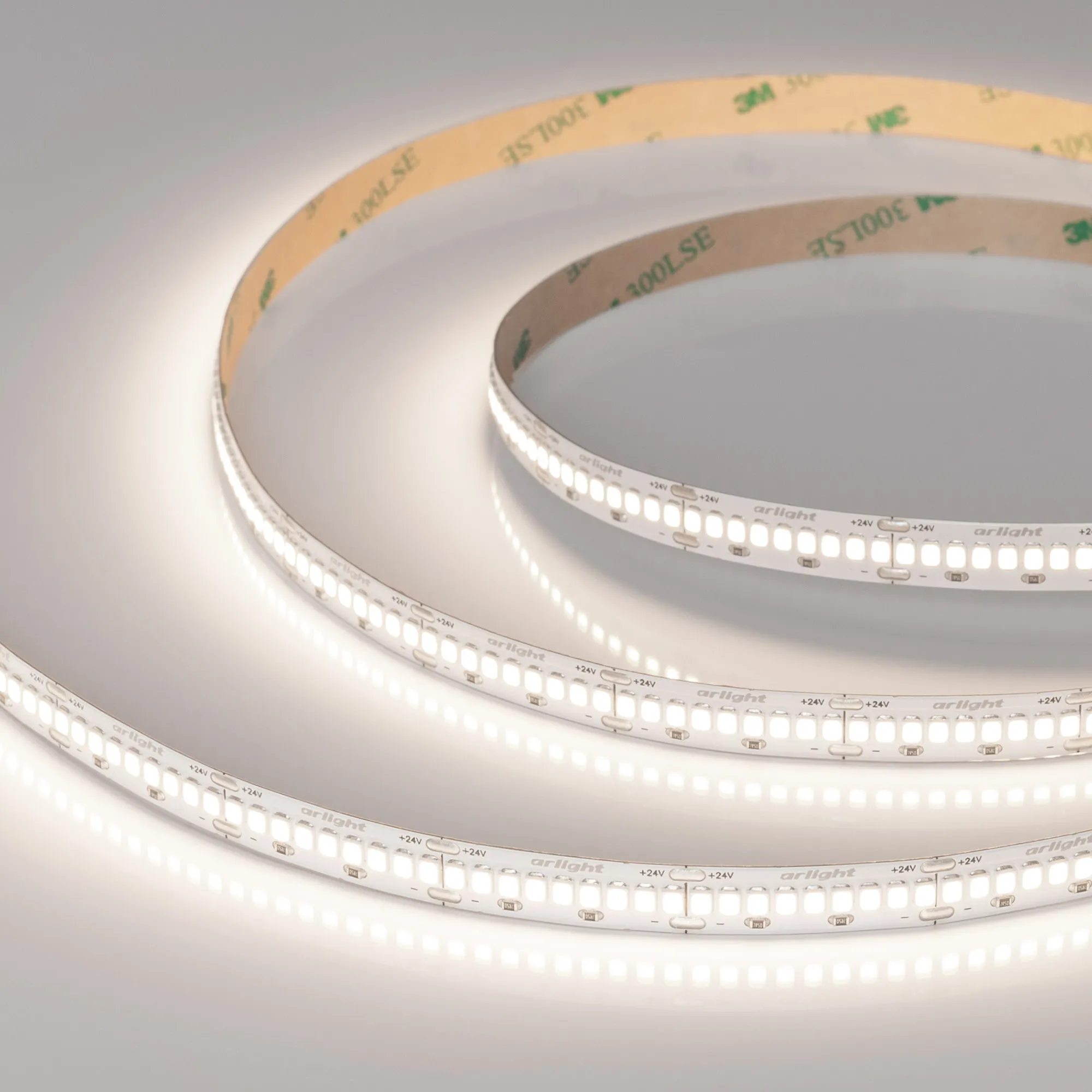 Лента ULTRA-A288-10mm 24V Day4000 (17 W/m, IP20, 5m) (Arlight, высок.эфф.200 лм/Вт) - Изображение