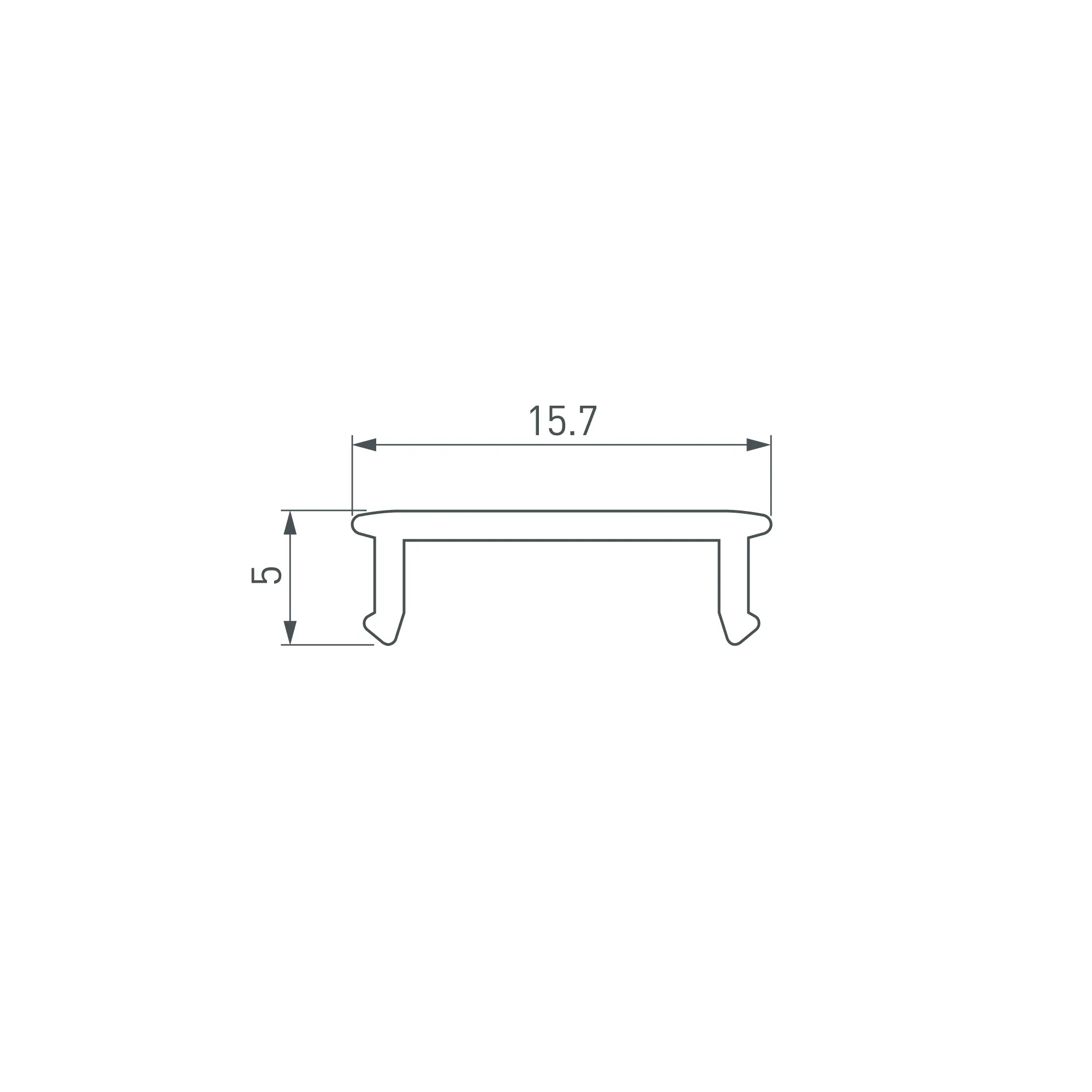 Экран LINE-1716-2000 OPAL (Arlight, Пластик) - Изображение