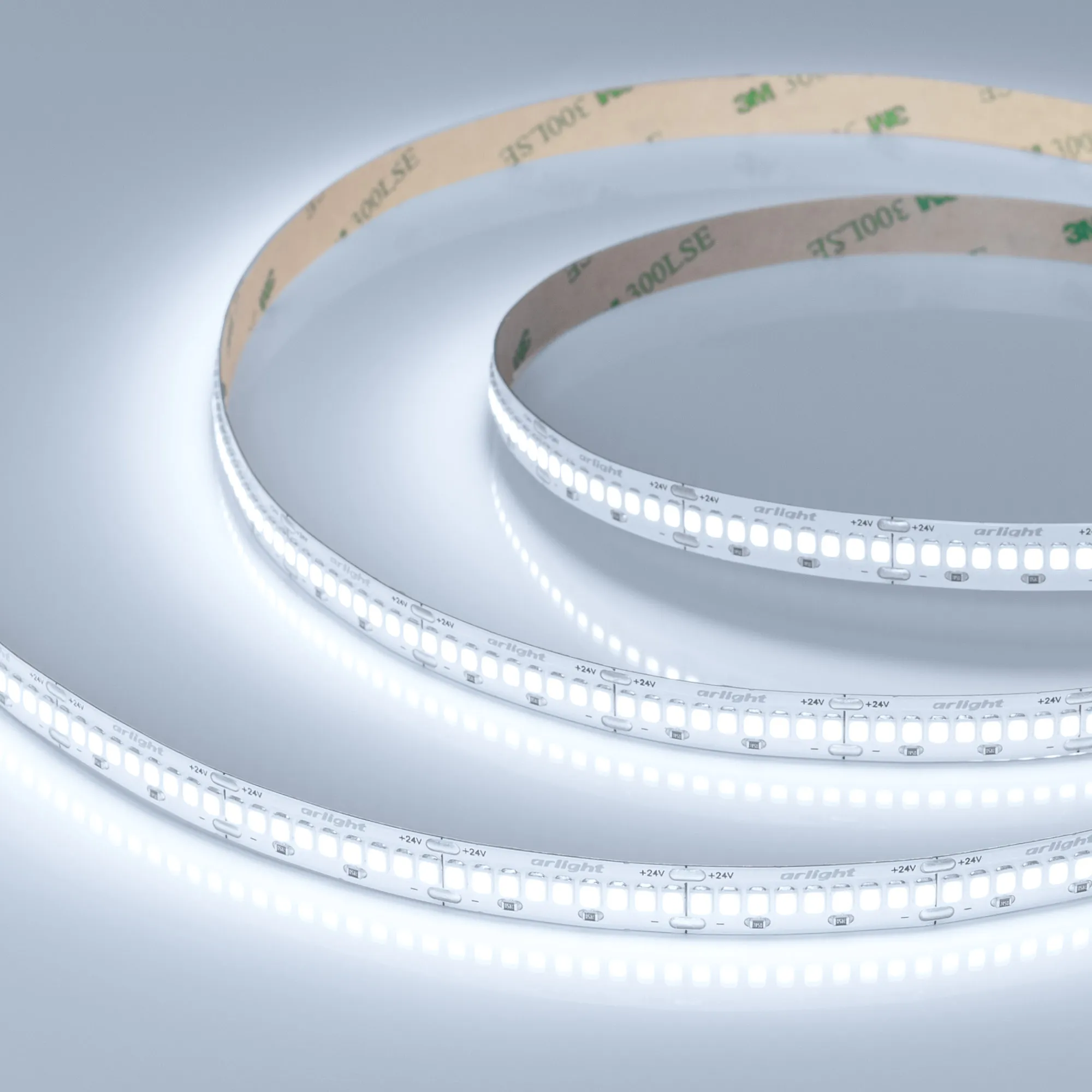 Лента ULTRA-A288-10mm 24V White6000 (17 W/m, IP20, 5m) (Arlight, высок.эфф.200 лм/Вт) - Изображение