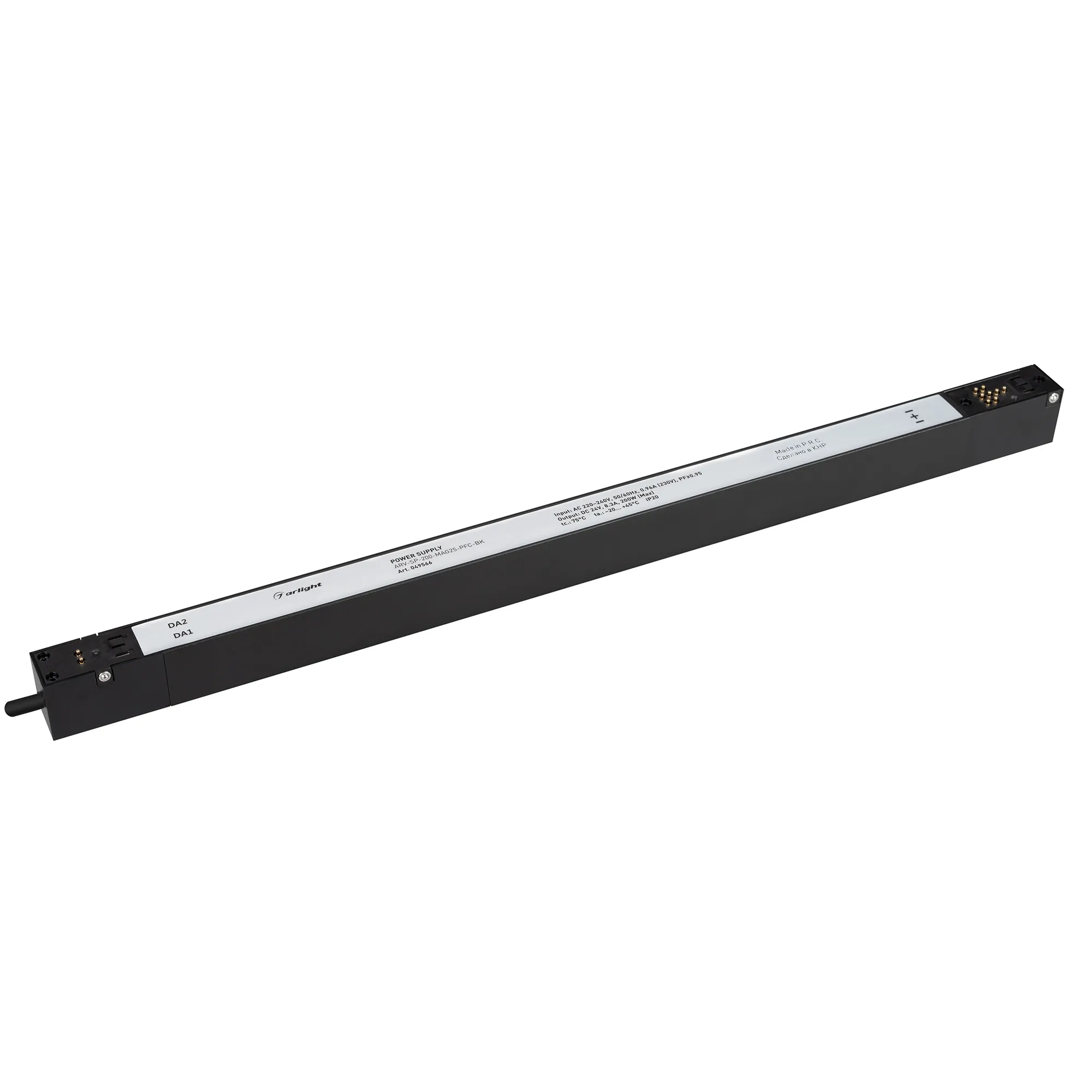 Блок питания ARV-SP-200-MAG25-PFC-BK (24V, 8.3A, 200W) (Arlight, IP20 Пластик, 5 лет) - Изображение