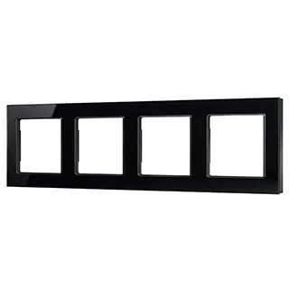 Рамка стеклянная FRM-GLARE-GS-4-BK (Arlight, -) - Изображение