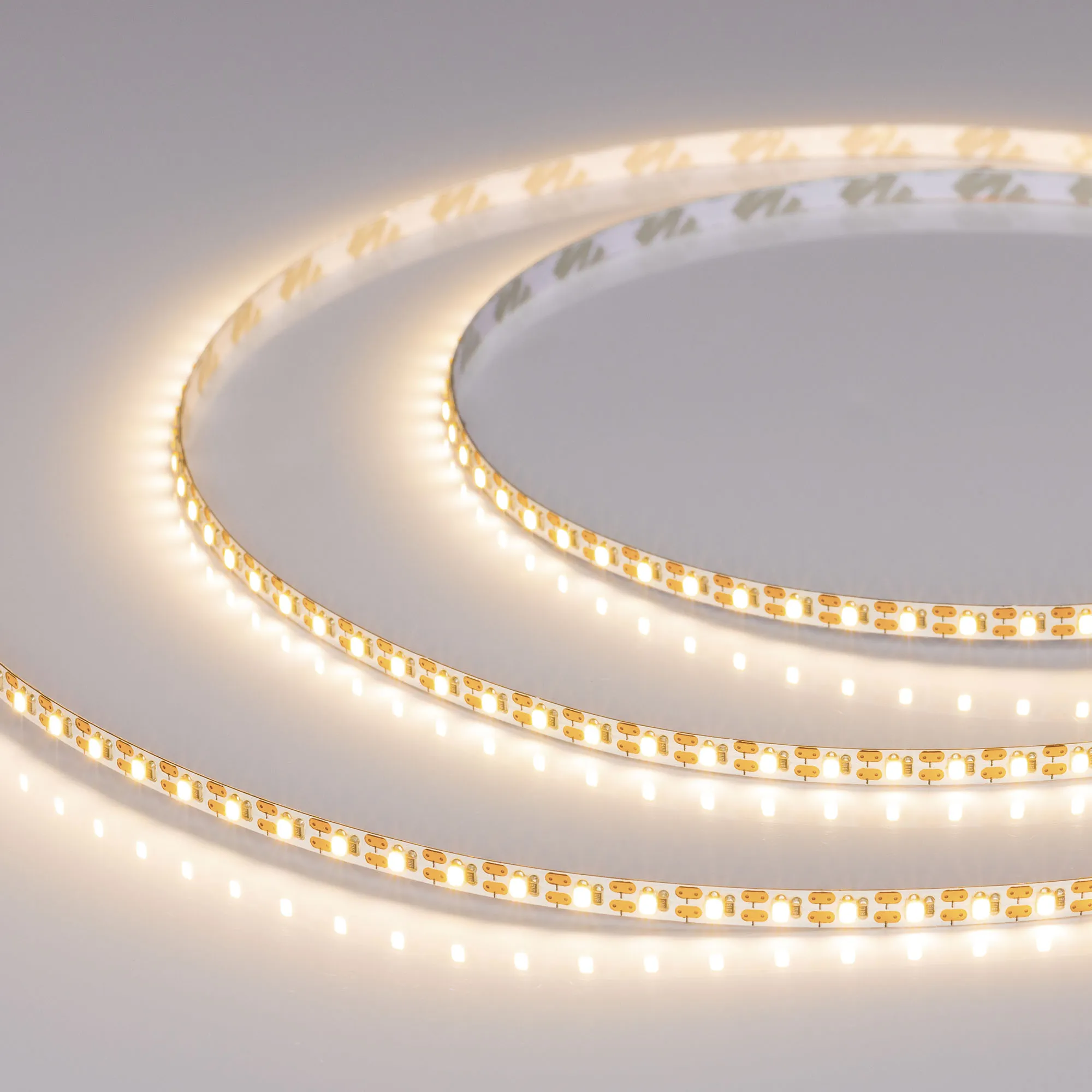 Лента FC-M160-4mm 24V Warm3500-CX1 (10 W/m, IP20, 5m) (Arlight, резка 1 светодиод) - Изображение