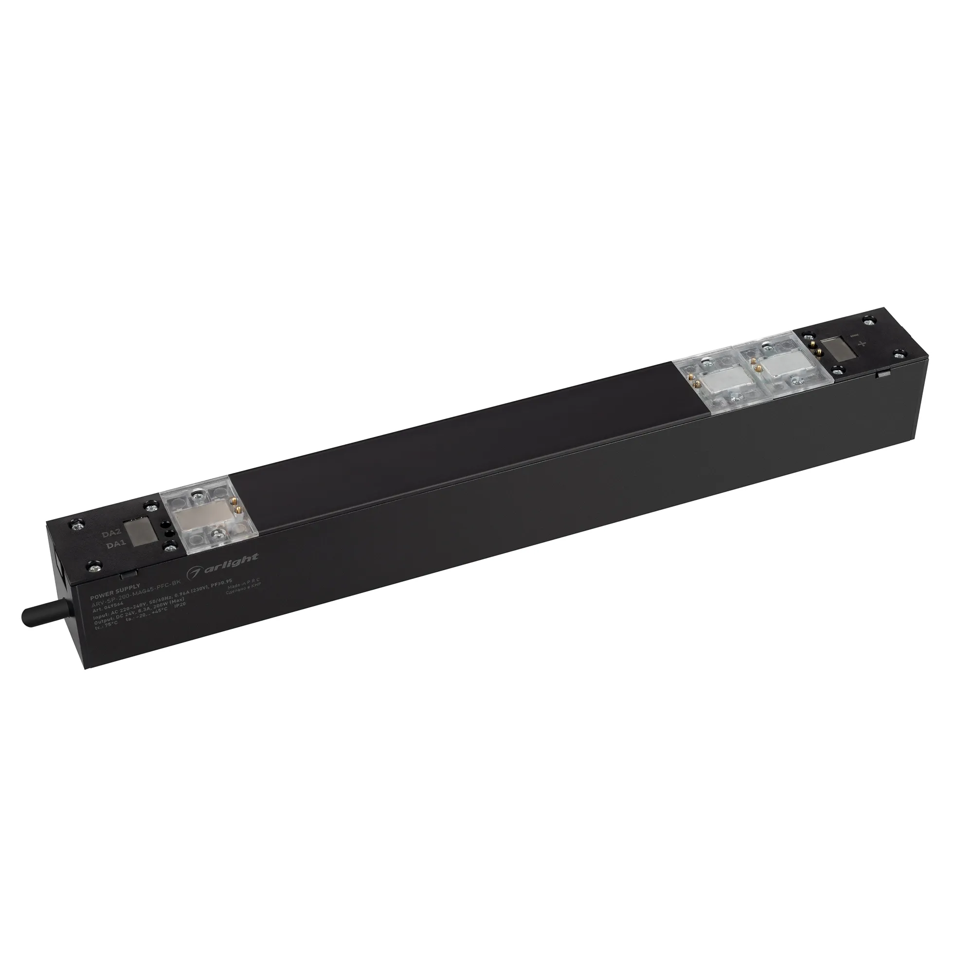 Блок питания ARV-SP-200-MAG45-PFC-BK (24V, 8.3A, 200W) (Arlight, IP20 Пластик, 5 лет) - Изображение